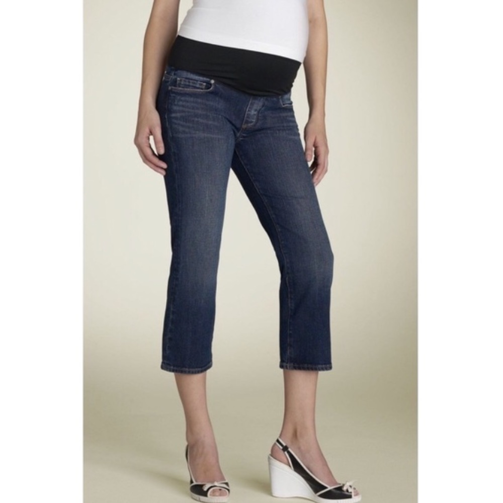 Paige | (sz 31 Maternity) “Laurel Canyon” Premium Maternity Capris